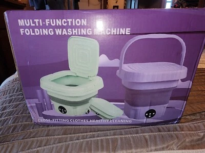 Mini Washing Machine 8L Folding Portable Sterilization Drying Laundry Machine - Image 1 of 4