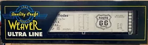 Weaver Route 66 Sodas Wood Side Reefer 3-Rail Road Number 1162  New/Mint!!! - Picture 1 of 12