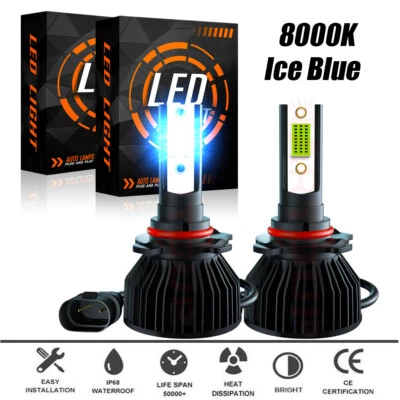 Compatível com Kia Forte 2022 2023 2024 9005 lâmpadas de LED conversão luzes azuis - Imagem 1 de 4