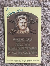 George Kell Autograph Hall of Fame Signed Postcard w/ JSA COA Detroit Tigers MLB