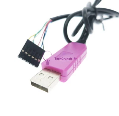 PL2303HXD PL2303 PL2303TA 6Pin USB to RS232 TTLCable Module For WIN XP WIN7/8.1 - Photo 1/4