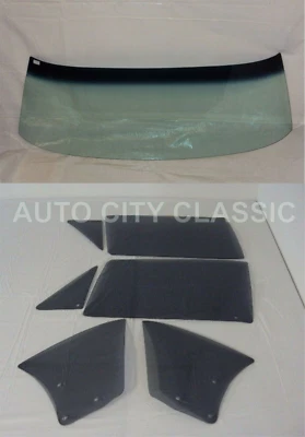 Pontiac Tempest 1966 1967 convertible vidrio verde parabrisas gris puerta de ventilación Qtr Foto 1 de 4