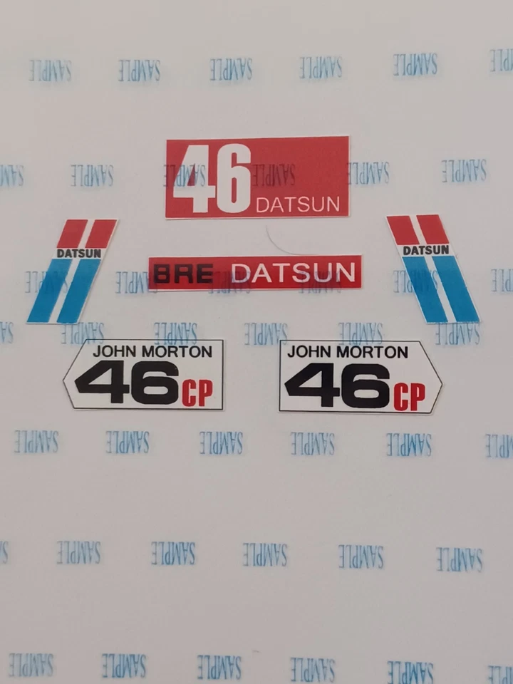 Pegatinas reproducción CORGI 396 DATSUN 240Z U.S RALLY Foto 1 de 1