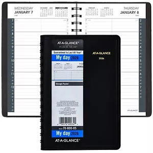 2026 At-A-Glance 70-800-05 Daily Appointment Book, 5 x 8" - Picture 1 of 9