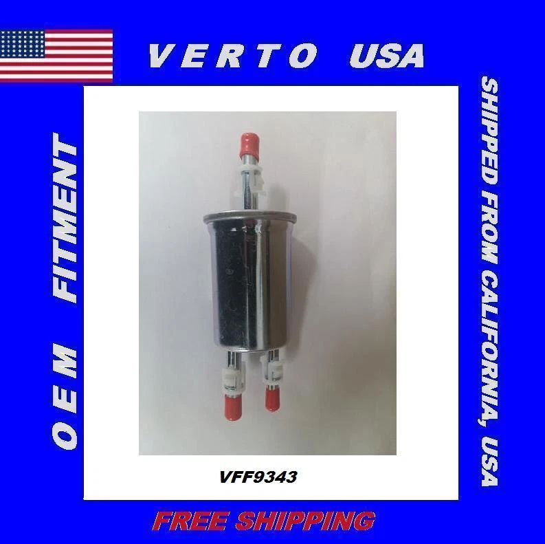 Filtro de combustible con clips para Ford Expedition V8 5,4 L 2007 a 2013 y más Foto 1 de 1