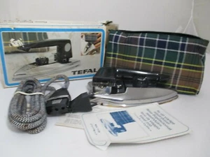 Hierro de viaje portátil TEFAL modelo 11.04 120/240V hecho en FRANCIA - SIN PROBAR - Imagen 1 de 9