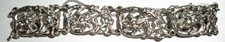 Antique Nouveau Sterling Mythological Bracelet Dragon Dolphin Serpent Griffin