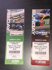Nascar Las Vegas Motor Speedway Tickets March 2014 Mint Kobalt 400 - Picture 1 of 3