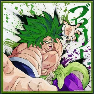 Tablero de arte Dragon Ball Super Shikishi metálico extremo Saiyan Broly - Imagen 1 de 2