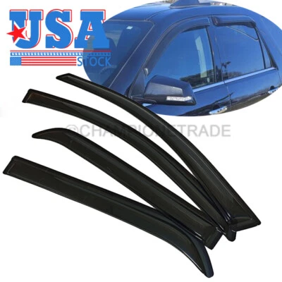 Outside Mount Window Visors Sun Shade Rain Guards for GMC Acadia 2007-2016 Foto 1 de 4