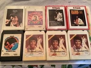 Lot 8 Elvis Presley His Greatest Hits Almost in Love Christmas 8 Track Tapes - Bild 1 von 10