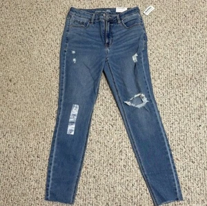 Old Navy Rockstar Super Skinny Damenjeans Größe 8 Used-Look Knöchel - Bild 1 von 10