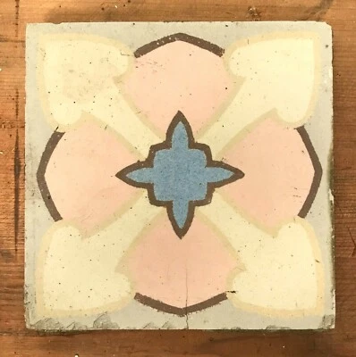  lots de carreaux ciment de récupération années 1920 . XX siècle . - Photo 1/2