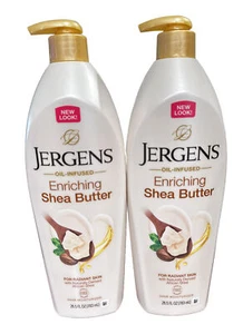 2-Pack JERGENS SHEA BUTTER DEEP CONDITIONING HAND AND BODY LOTION 26.5 OZ - Picture 1 of 3