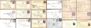 QV Postcards Postal Stationery UPU Postmarks Revenue Wrappers Postal History - Picture 1 of 145