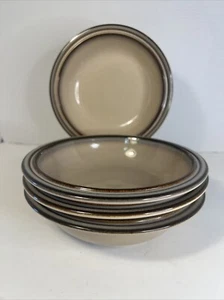 Denby Sonnet Cereal Soup Bowls (Set of 4) England Stoneware 7 1/2" D12 - Picture 1 of 8