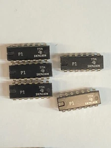 5 Piece Original Texas Inst. SN74180N 74180 74180N 14P DIP IC New Old Stock USA - Bild 1 von 1