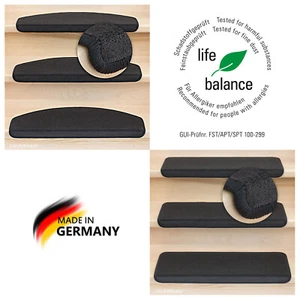 Vorwerk Stufenmatten Uni Halbrund & Rechteckig - Anthrazit - Bild 1 von 5
