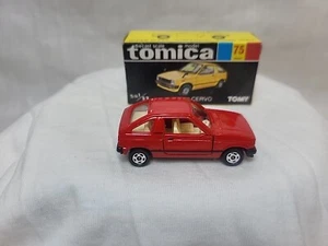Vintage Tommy Tomica Black Box #75 Red Suzuki Cervo In Box Japan - Picture 1 of 11