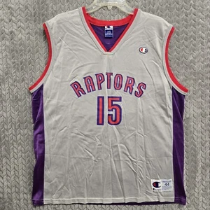 Camiseta De Colección NBA Toronto Raptors #15 Vince Carter Estampada Campeón Talla Grande 44 - Imagen 1 de 10