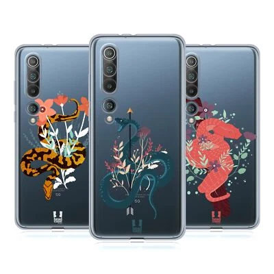 HEAD CASE DESIGNS SERPENT FLORAL SOFT GEL CASE FOR XIAOMI PHONES - Image 1 of 4