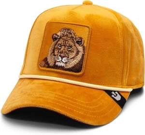 Goorin Bros ® Trucker Samt Full Cap Baseball Snap Kappi Kappe Lion Royalty - Imagen 1 de 6
