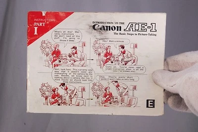 Câmera Canon AE-1 instruções básicas para tirar fotos parte 1 I (EN) 7212006 - Imagem 1 de 2