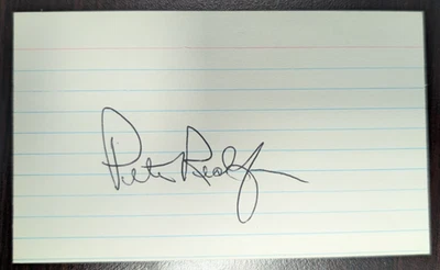 Pete Redfern - 1976 Debut Autographed 3x5 Index Card - Minnesota Twins - Image 1 of 2