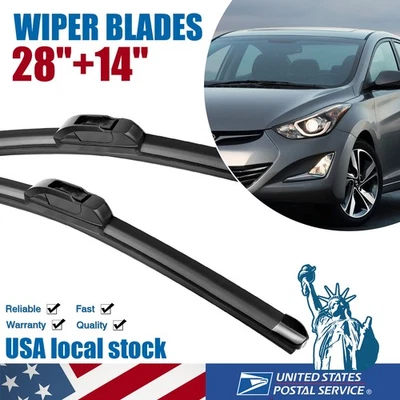 Limpiaparabrisas delantero para Hyundai Elantra GT 2013-2020 28" 14" toda temporada Foto 1 de 4