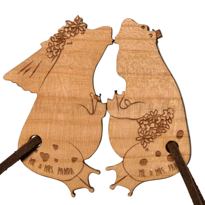 Pärchen Schlüsselanhänger Frosch Hochzeit - Geschenk Freund Schutzengel Paare - Bild 1 von 3