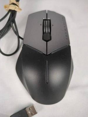 Alienware Elite Gaming Mouse, AW558 CN-ONMK8F - EUC - Tested - Image 1 of 4