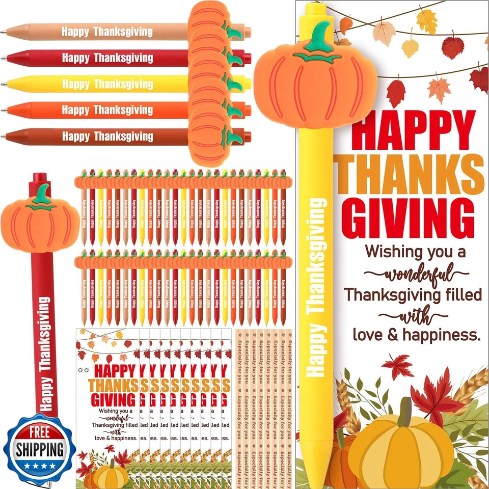 Sayglossy Juego de 50 Regalos de Acción de Gracias Plumas de Otoño a Granel Regalo de Agradecimiento Gracias Foto 1 de 4