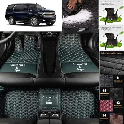 For Chevrolet Tahoe Car Floor Mats Carpets Cargo Liners Custom All Weather - Изображение 1 из 4