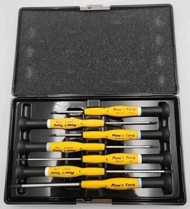 NOS Witte Lawson Pow'r Torq Set Of 7 Screwdrivers SAE With Case #17179-17185 - Picture 1 of 4