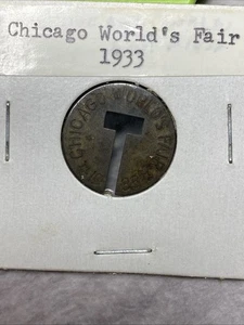 Ficha telefónica de la Feria Mundial de Chicago 1933 Y 13 N.T. S.Co - Imagen 1 de 2