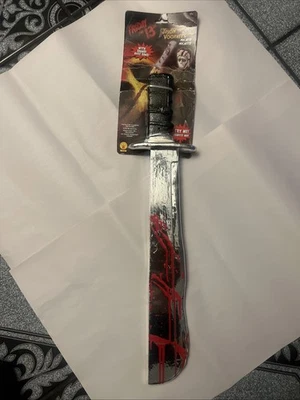 Friday The 13th Jason Deluxe utilería machete 23 pulgadas accesorio de disfraz rubíes NUEVO Foto 1 de 4