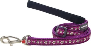 L6-DC-PU-15 Pet Leash, 15mm, Daisy Chain Purple - Picture 1 of 1
