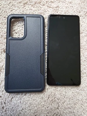 Samsung Galaxy A52 A526U1 5G 128 GB Impresionante Negro Desbloqueado SIM Única Bueno Foto 1 de 4