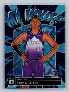Cody Williams 2024-25 Donruss Optic #4 My House Purple Utah Jazz - Picture 1 of 2