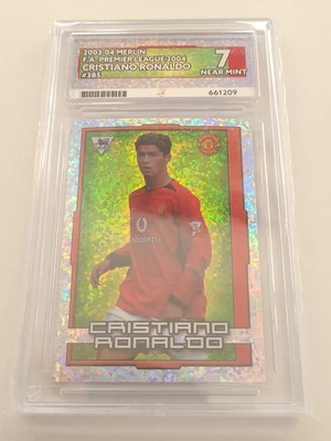 Cristiano Ronaldo #385 Merlin Premier League 2004 Foil Sticker ACE 7 Rookie - Bild 1 von 2