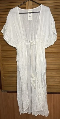 Gasa plumero Billabong para mujer talla S-M blanco cambio de forma playa encubrimiento nuevo con etiquetas Foto 1 de 4