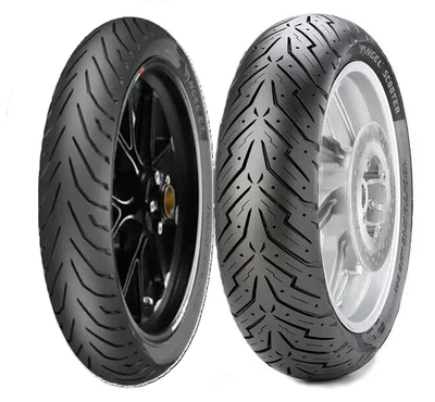 ACCOPPIATA COPPIA PNEUMATICI GOMME PIRELLI ANGEL 110 70 17 54S 150/70 14 66S - Imagen 1 de 4