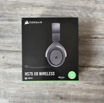 Nuevos auriculares inalámbricos para juegos Corsair HS75 XB - negros XBOX/PC Dolby Atmos Foto 1 de 4