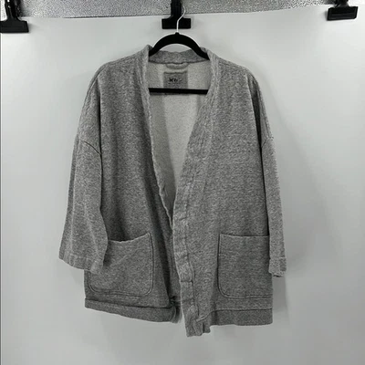 MWL Madewell SMALL Betterterry Wrap Sweatshirt - Gray - XL - Image 1 of 4