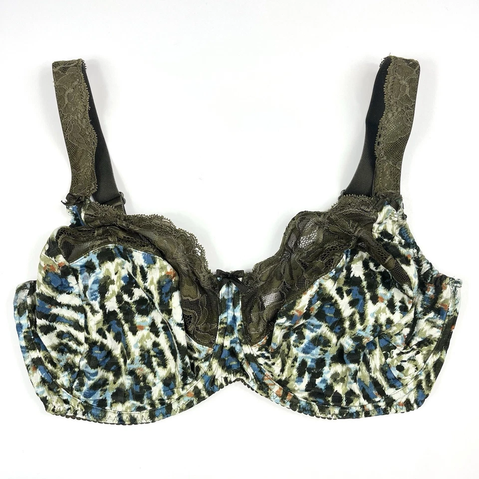 Sutiã Feminino Prima Donna Madison Verde Oliva Tamanho EUA 40F Reino Unido 40G Romântico - Imagem 1 de 4