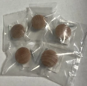 Liberty Holz Türklinken Schubladengriffe unvollendet P10513C-BIR-C 5er-Set Neu in Verpackung - Bild 1 von 6