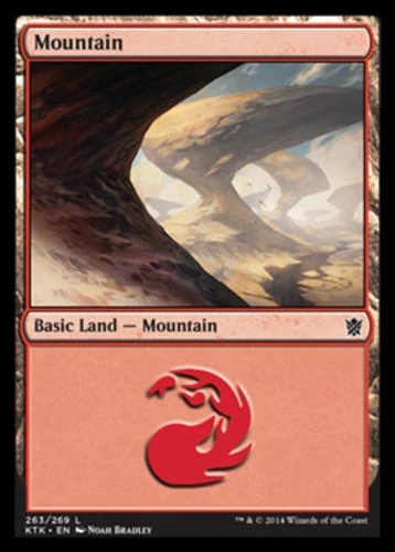 Mountain (263) - Khans of Tarkir #263/269 MTG Magic The Gathering - Image 1 of 1