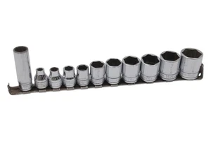 Snap-on 11pc socket set, SAE measurements 1/4 through 7/8 (PZ1002892) - Picture 1 of 3