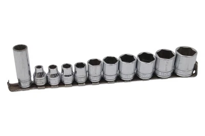Snap-on 11pc socket set, SAE measurements 1/4 through 7/8 (PZ1002892) - Image 1 of 3