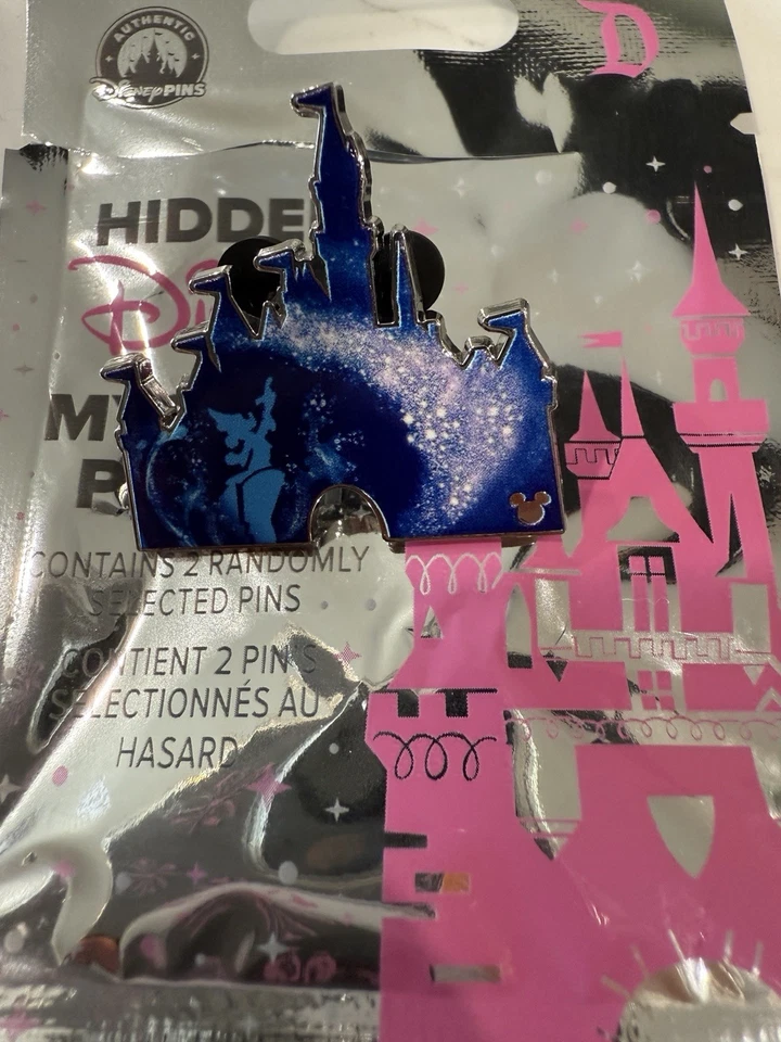 2025 DISNEYLAND OCULTO DISNEY MISTERIO BOLSA PIN ONDA B CASTILLO HECHICERO MICKEY Foto 1 de 1